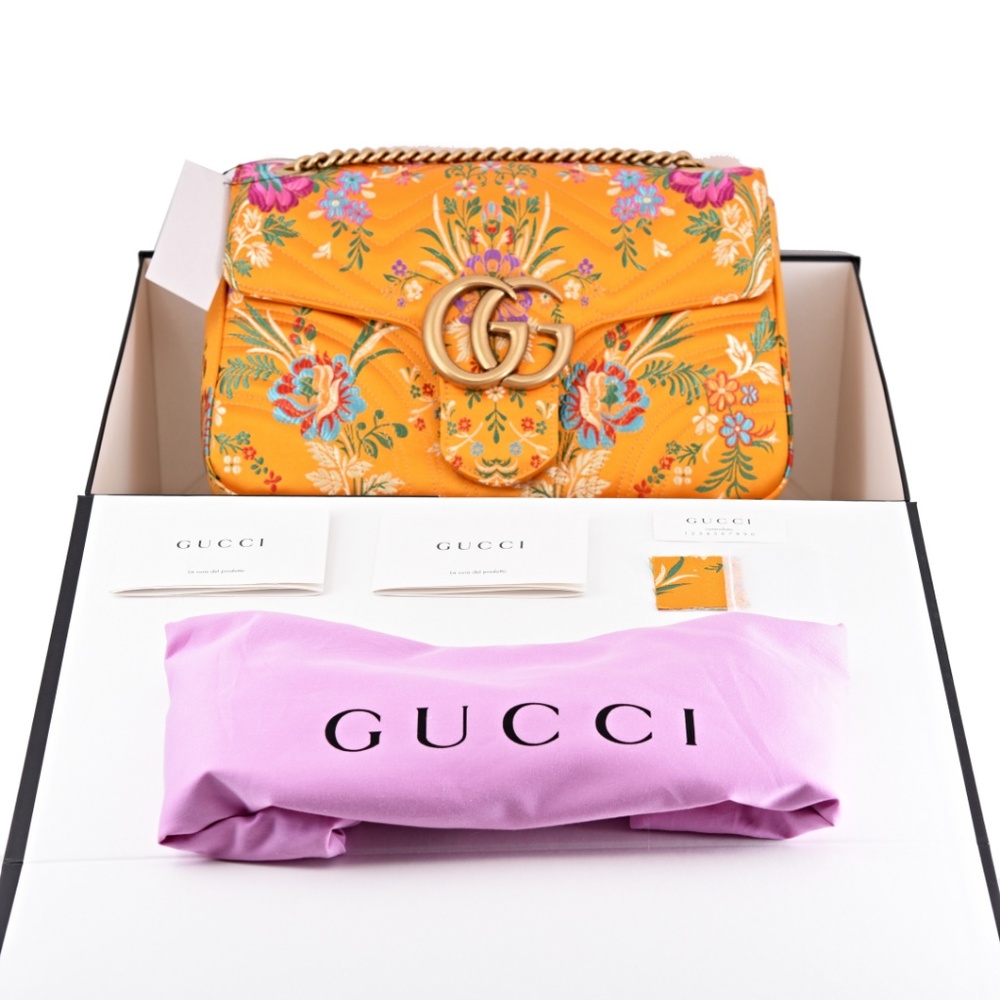 New Gucci Marmont GG Medium Shoulder Bag - Picture 5 of 8